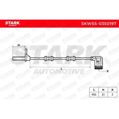 ABS Sensor Stark SKWSS-0350197 SKWSS-0350197 - photo 5