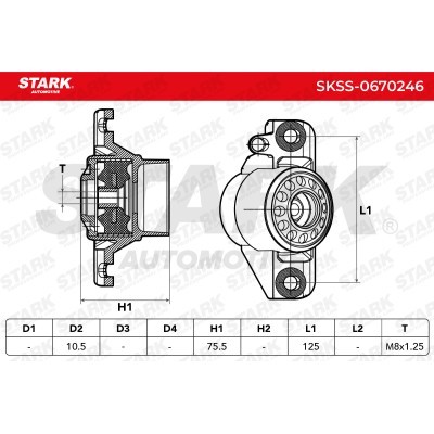 Strut Support Bearing Front Stark SKSS-0670246 SKSS-0670246 - photo 5