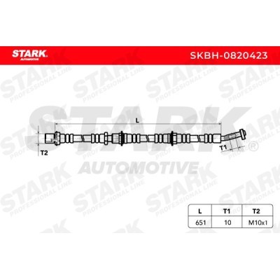 Brake Hose Stark SKBH-0820423 SKBH-0820423 - photo 3