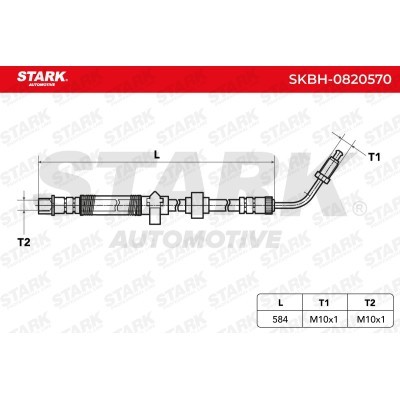 Brake Hose Stark SKBH-0820570 SKBH-0820570 - photo 6