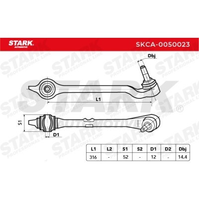 Control Arm Stark SKCA-0050023 SKCA-0050023 - photo 4