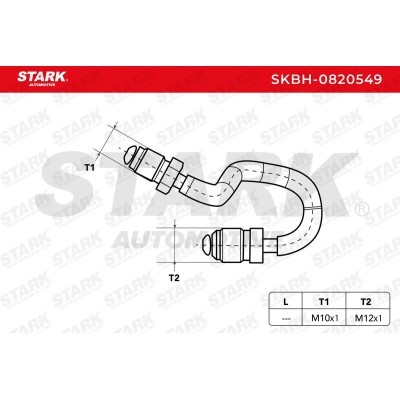 Brake Hose Stark SKBH-0820549 SKBH-0820549 - photo 2