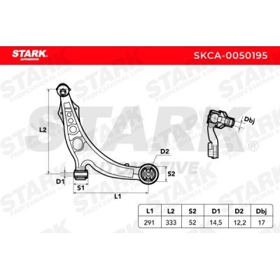 Control Arm Stark SKCA-0050195 SKCA-0050195 - photo 7