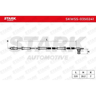 ABS Sensor Stark SKWSS-0350241 SKWSS-0350241 - photo 5