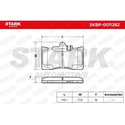 Brake Pads Set Stark SKBP-0011282 SKBP-0011282 - photo 5
