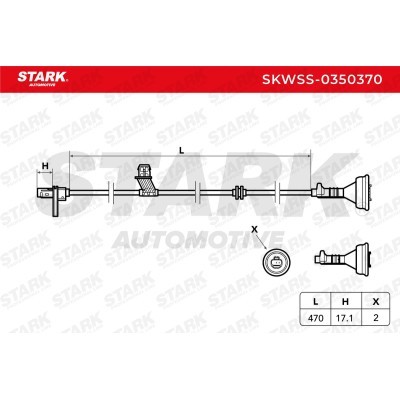 ABS Sensor Stark SKWSS-0350370 SKWSS-0350370 - photo 10