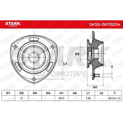 Strut Support Bearing Front Stark SKSS-0670204 SKSS-0670204 - photo 5