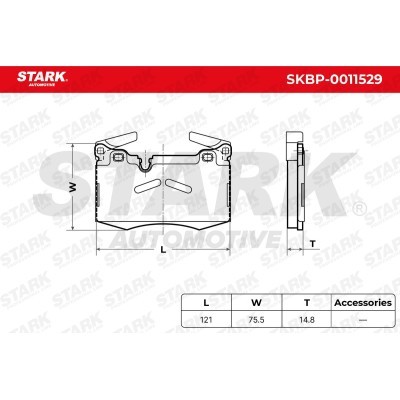 Brake Pads Set Stark SKBP-0011529 SKBP-0011529 - photo 6