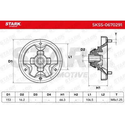 Strut Support Bearing Front Stark SKSS-0670291 SKSS-0670291 - photo 5