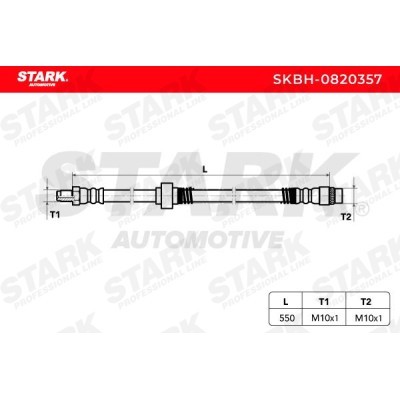 Brake Hose Stark SKBH-0820357 SKBH-0820357 - photo 3