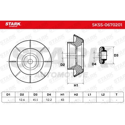 Strut Support Bearing Front Stark SKSS-0670201 SKSS-0670201 - photo 6