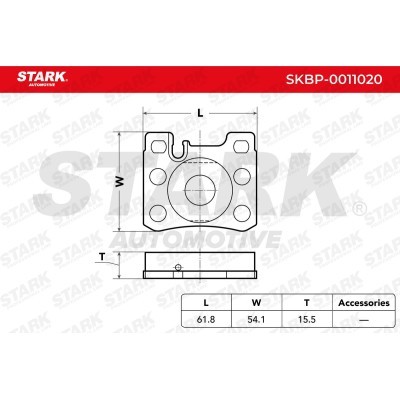 Brake Pads Set Stark SKBP-0011020 SKBP-0011020 - photo 7