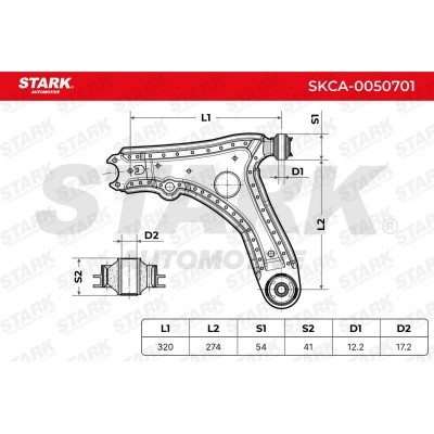 Control Arm Stark SKCA-0050701 SKCA-0050701 - photo 8