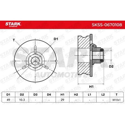 Strut Support Bearing Front Stark SKSS-0670108 SKSS-0670108 - photo 6
