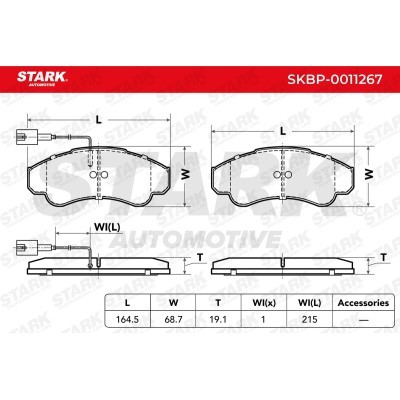 Brake Pads Set Stark SKBP-0011267 SKBP-0011267 - photo 3