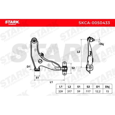 Control Arm Stark SKCA-0050433 SKCA-0050433 - photo 6