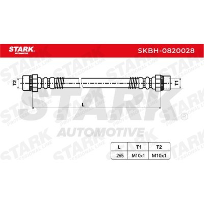 Brake Hose Stark SKBH-0820028 SKBH-0820028 - photo 2