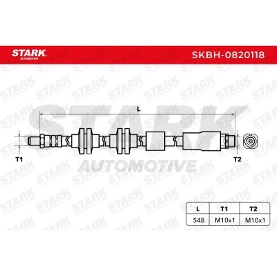 Brake Hose Stark SKBH-0820118 SKBH-0820118 - photo 3