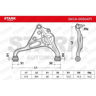 Control Arm Stark SKCA-0050471 SKCA-0050471 - photo 4