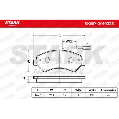 Brake Pads Set Stark SKBP-0010323 SKBP-0010323 - photo 3