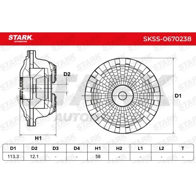 Strut Support Bearing Front Stark SKSS-0670238 SKSS-0670238 - photo 5