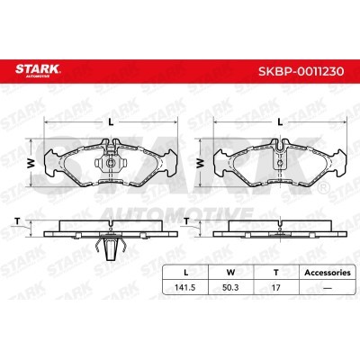 Brake Pads Set Stark SKBP-0011230 SKBP-0011230 - photo 3