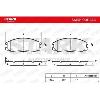 Brake Pads Set Stark SKBP-0011246 SKBP-0011246 - photo 4