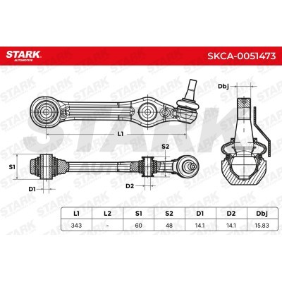 Control Arm Stark SKCA-0051473 SKCA-0051473 - photo 3