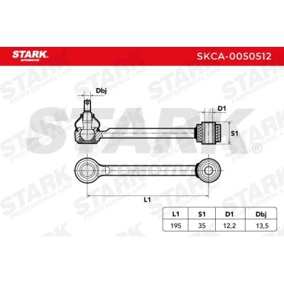 Control Arm Stark SKCA-0050512 SKCA-0050512 - photo 4