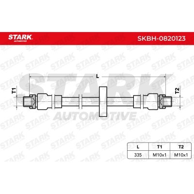 Brake Hose Stark SKBH-0820123 SKBH-0820123 - photo 4