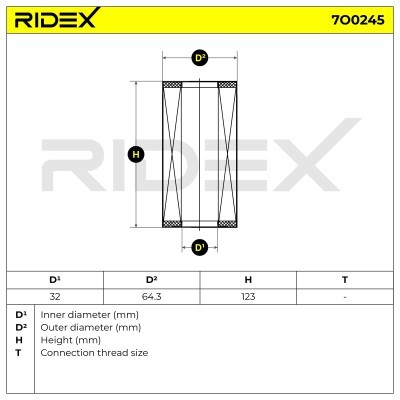 Oil Filter RIDEX 7O0245 7O0245 - photo 5