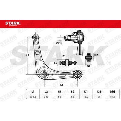 Control Arm Stark SKCA-0050144 SKCA-0050144 - photo 3