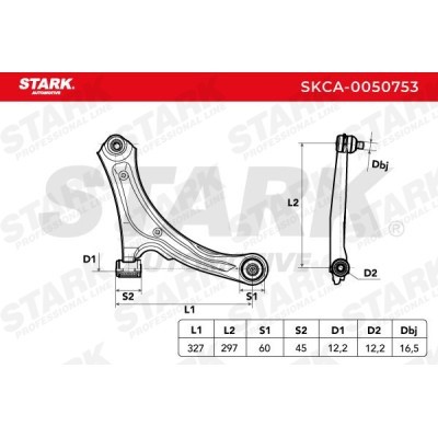 Control Arm Stark SKCA-0050753 SKCA-0050753 - photo 6