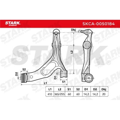 Control Arm Stark SKCA-0050184 SKCA-0050184 - photo 2