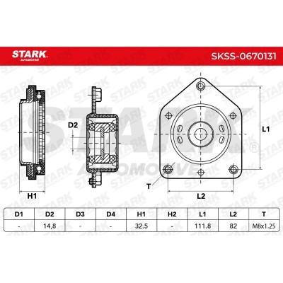 Strut Support Bearing Front Stark SKSS-0670131 SKSS-0670131 - photo 5