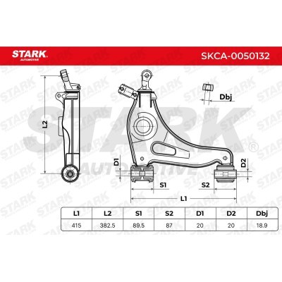 Control Arm Stark SKCA-0050132 SKCA-0050132 - photo 4