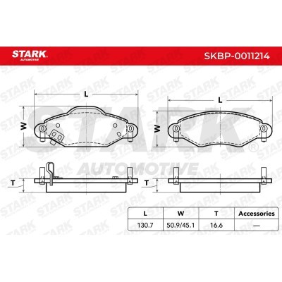 Brake Pads Set Stark SKBP-0011214 SKBP-0011214 - photo 3