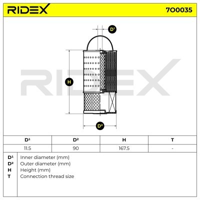 Oil Filter RIDEX 7O0035 7O0035 - photo 6