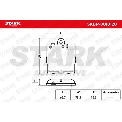 Brake Pads Set Stark SKBP-0010120 SKBP-0010120 - photo 7
