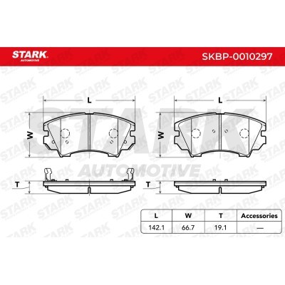 Brake Pads Set Stark SKBP-0010297 SKBP-0010297 - photo 2