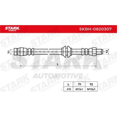Brake Hose Stark SKBH-0820307 SKBH-0820307 - photo 4