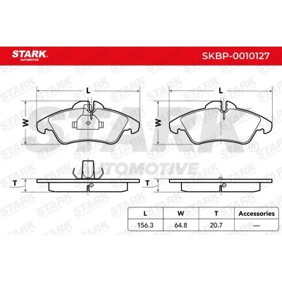 Brake Pads Set Stark SKBP-0010127 SKBP-0010127 - photo 3