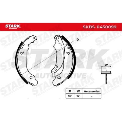 Brake Pads Set Stark SKBS-0450099 SKBS-0450099 - photo 5