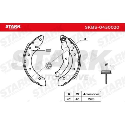 Brake Pads Set Stark SKBS-0450020 SKBS-0450020 - photo 3