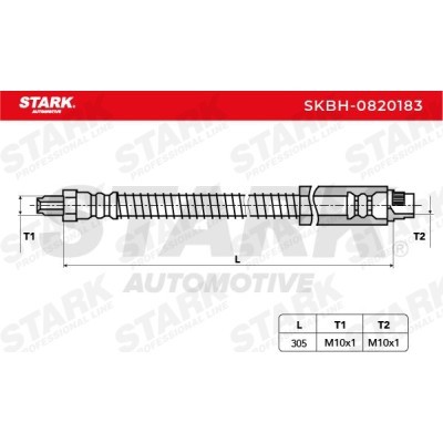 Brake Hose Stark SKBH-0820183 SKBH-0820183 - photo 3