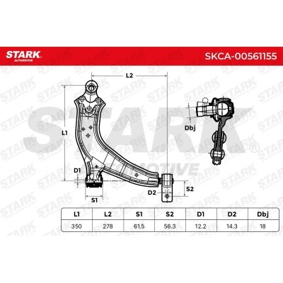 Control Arm Stark SKCA-00561155 SKCA-00561155 - photo 8