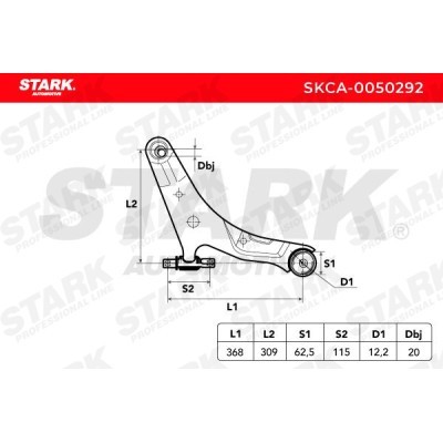 Control Arm Stark SKCA-0050292 SKCA-0050292 - photo 3