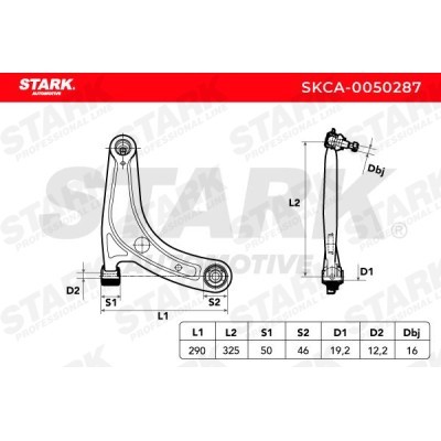 Control Arm Stark SKCA-0050287 SKCA-0050287 - photo 8
