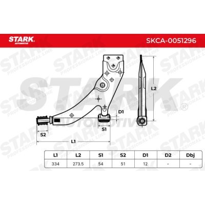 Control Arm Stark SKCA-0051296 SKCA-0051296 - photo 5