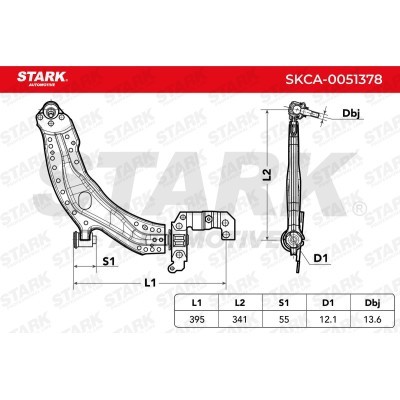 Control Arm Stark SKCA-0051378 SKCA-0051378 - photo 7